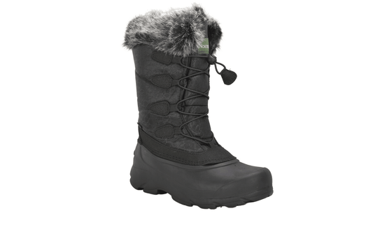 Northikee Womens Lace Winter Boots Black - Flyclothing LLC