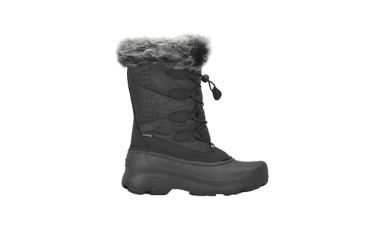 Northikee Womens Lace Winter Boots Black - Flyclothing LLC