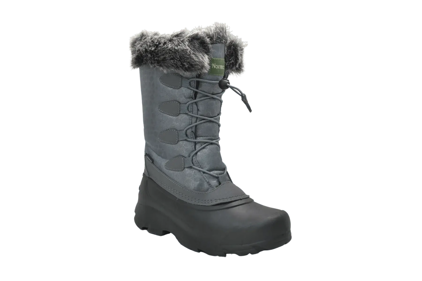Northikee Womens Lace Winter Boots Grey - Northikee - Flyclothing LLC