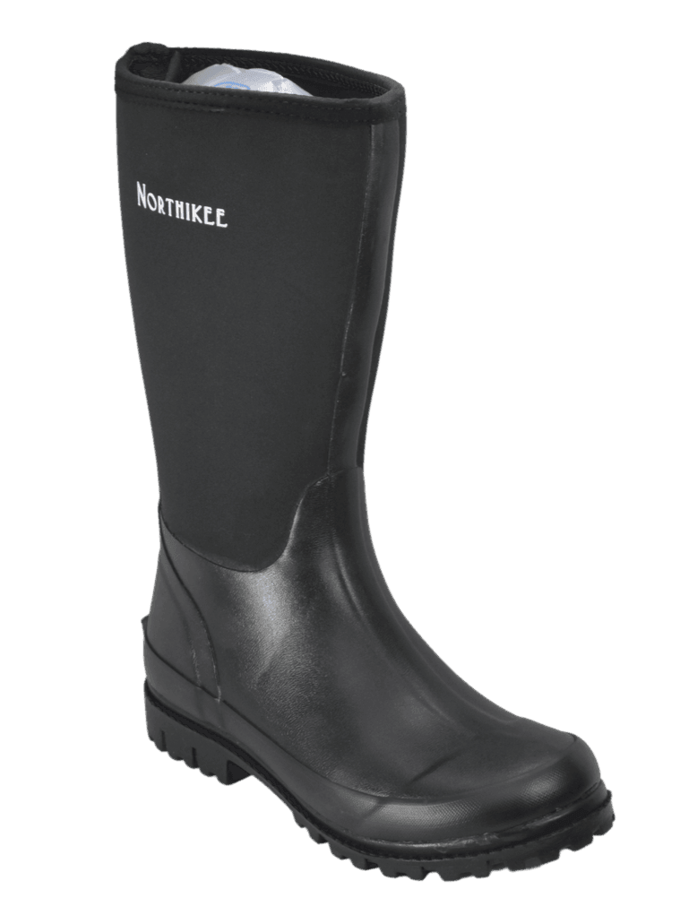 Northikee Men's Neoprene Rubber Boot Black - Northikee