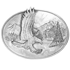 Eagle Antiqued Belt Buckle - Siskiyou Buckle