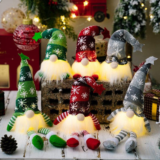 Assorted 2-Piece Light-Up Faceless Gnomes - Trendsi
