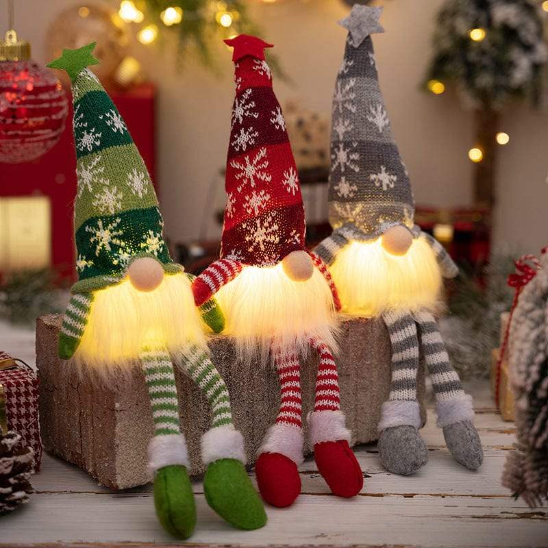Assorted 2-Piece Light-Up Faceless Gnomes - Trendsi - Flyclothing LLC