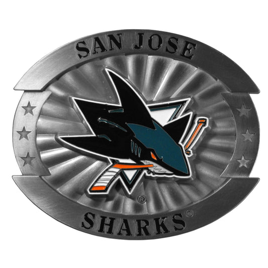 San Jose Sharks® Oversized Belt Buckle - Flyclothing LLC
