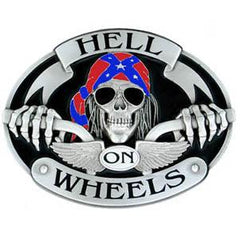 Hell on Wheels Oversized Belt Buckle - Flyclothing LLC