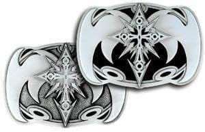 Cross with Wings Oversized Belt Buckle - Siskiyou Buckle - Flyclothing LLC