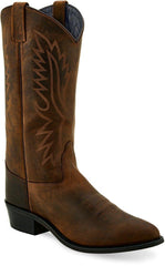 Old West Brown Mens Western Boots - Flyclothing LLC