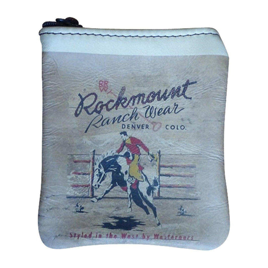 Rockmount Bronc Leather Western Coin Purse in Brown - Rockmount Clothing - Flyclothing LLC