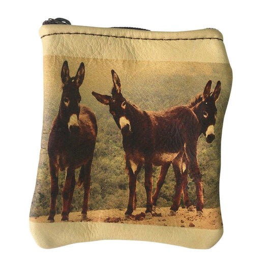 Three Donkeys Leather Western Coin Purse - Rockmount Clothing - Flyclothing LLC