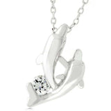 Dual Dolphin Pendant - JGI - Flyclothing LLC