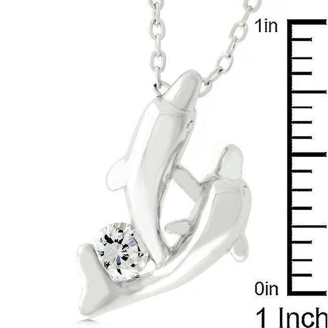 Dual Dolphin Pendant - JGI - Flyclothing LLC