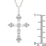 Brilliant Cubic Zirconia Cross Pendant - JGI - Flyclothing LLC