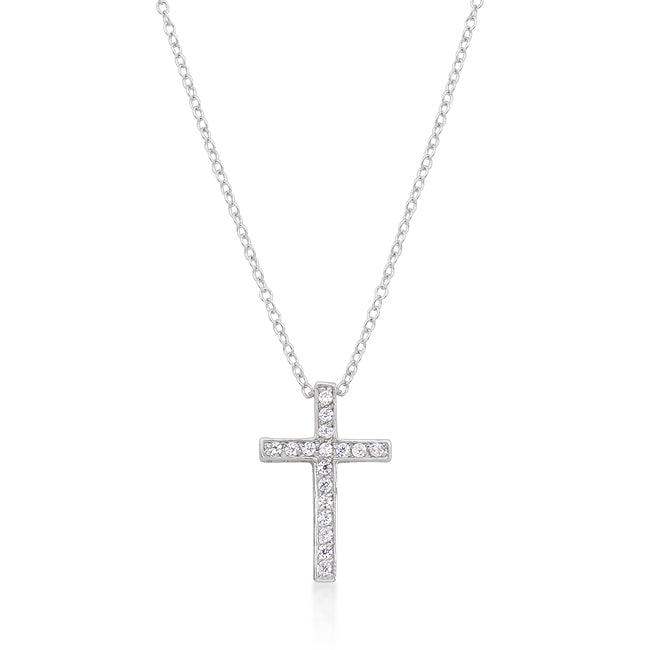 Cubic Zirconia Bling Cross Pendant - JGI - Flyclothing LLC