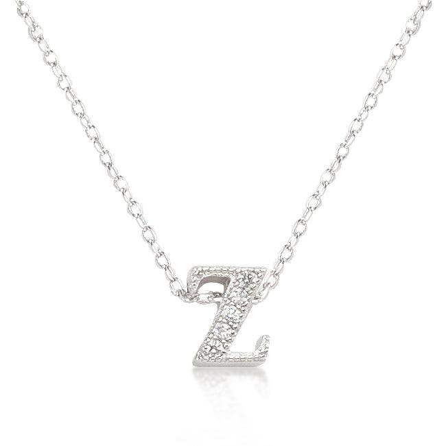 Micro-Pave Initial Z Pendant - JGI - Flyclothing LLC
