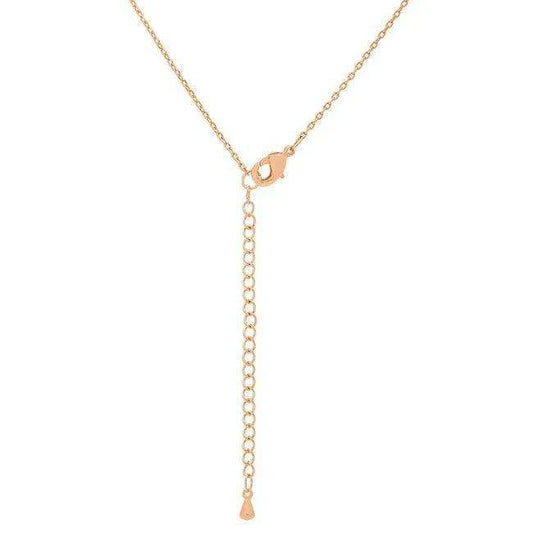 Rose Gold Finish Initial G Pendant - JGI - Flyclothing LLC