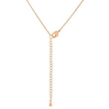 Rose Gold Finish Initial X Pendant - JGI - Flyclothing LLC