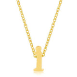 Golden Initial I Pendant - JGI - Flyclothing LLC