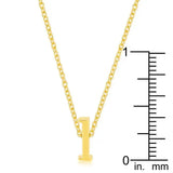 Golden Initial L Pendant - JGI - Flyclothing LLC
