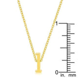 Golden Initial L Pendant - JGI - Flyclothing LLC