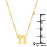 Golden Initial N Pendant - JGI - Flyclothing LLC