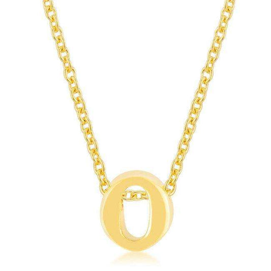 Golden Initial O Pendant - JGI - Flyclothing LLC