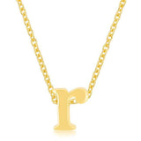 Golden Initial R Pendant - JGI - Flyclothing LLC