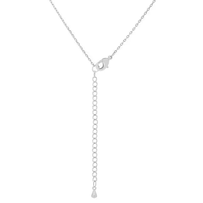 Rhodium Plated Finish Initial I Pendant - JGI - Flyclothing LLC