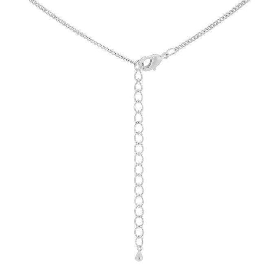 Simple Rhodium Plated Cross Pendant - JGI - Flyclothing LLC