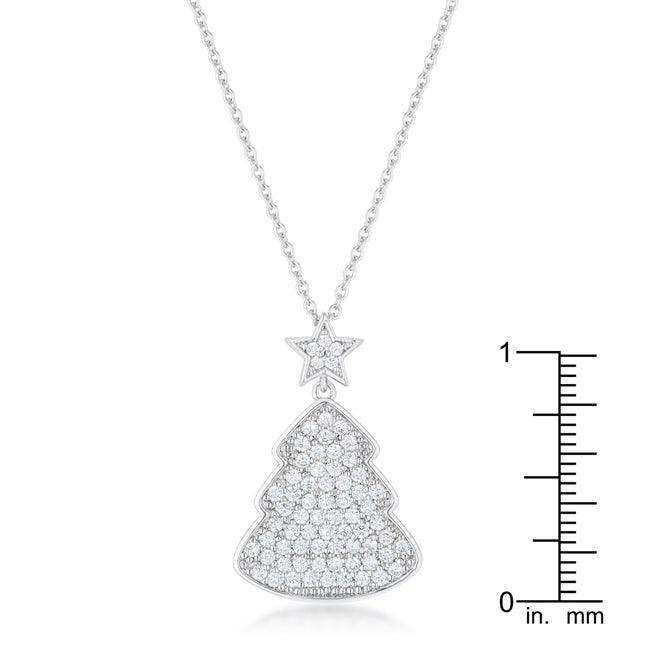 Clear Christmas Tree Drop Necklace - JGI - Flyclothing LLC