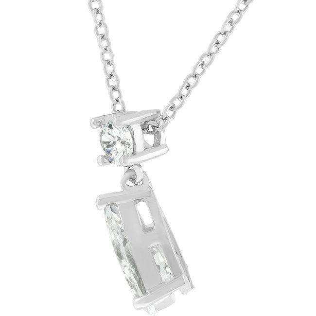 Chandelier Pear Cubic Zirconia Pendant - JGI - Flyclothing LLC