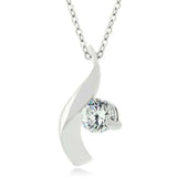 Cubic Zirconia Twist Pendant - JGI - Flyclothing LLC