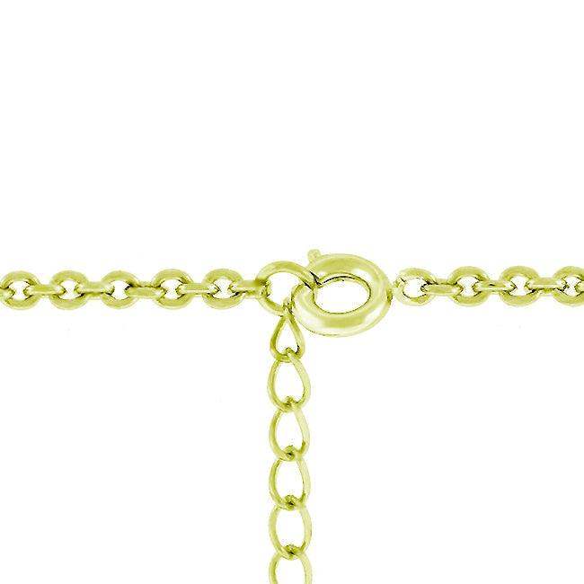 Golden Graduated Cubic Zirconia Circle Pendant - JGI - Flyclothing LLC
