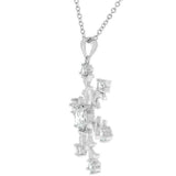 Rhodium Plated Snowflake Pendant - JGI - Flyclothing LLC