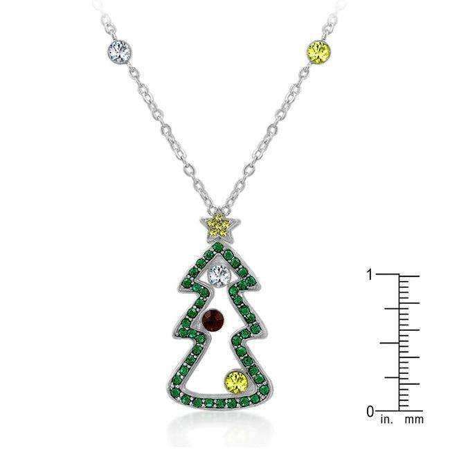 Cubic Zirconia Christmas Pendant - JGI - Flyclothing LLC