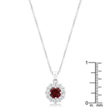 Bella Bridal Pendant in Garnet Red - JGI - Flyclothing LLC