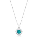 Bella Bridal Pendant in Aqua - JGI - Flyclothing LLC