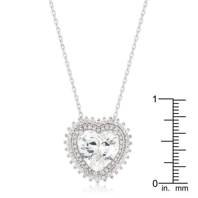 Halo Heart Pendant - JGI - Flyclothing LLC