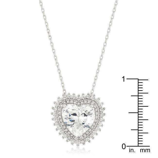 Halo Heart Pendant - JGI - Flyclothing LLC