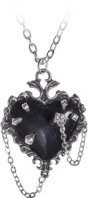Alchemy Gothic Witches Heart Pendant - Alchemy Gothic - Flyclothing LLC
