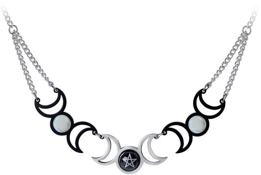 Alchemy Gothic Tres Lunae Necklace - Alchemy Gothic