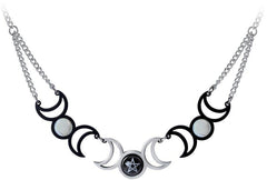 Alchemy Gothic Tres Lunae Necklace - Alchemy Gothic