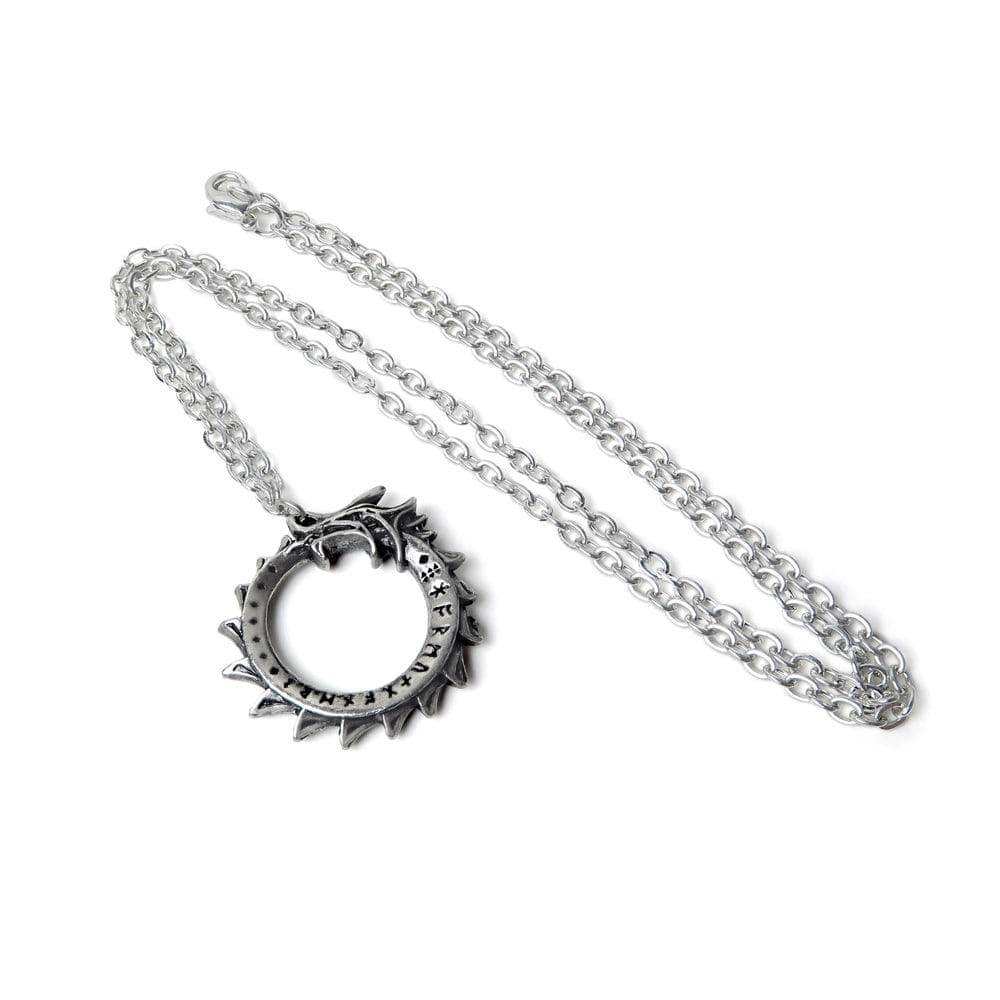 Metalwear Mini Jormungand Pendant - Alchemy Gothic - Flyclothing LLC