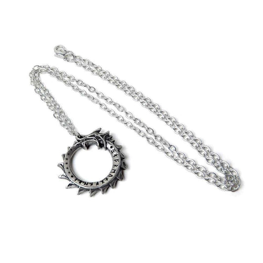 Metalwear Mini Jormungand Pendant - Alchemy Gothic - Flyclothing LLC