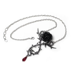 Alchemy Gothic Carpathian Rose Necklace - Flyclothing LLC