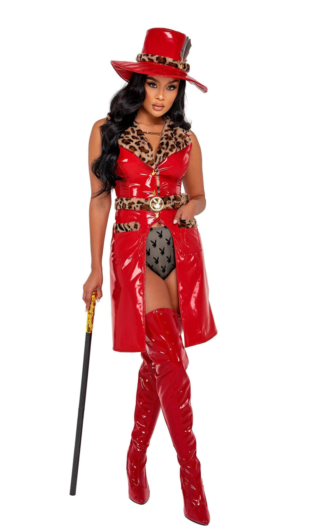 Playboy 4PC Playboy High Roller - Roma Costume