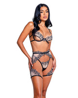 Playboy Bunny Kiss -Piece Chaps Set - Roma Costume - Flyclothing LLC