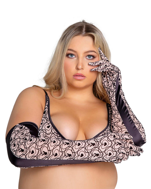 Playboy Bunny Kiss Gloves - Roma Costume - Flyclothing LLC