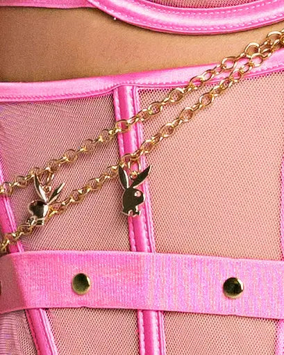 Playboy Charm Waspie -Piece Set - Roma Costume - Flyclothing LLC
