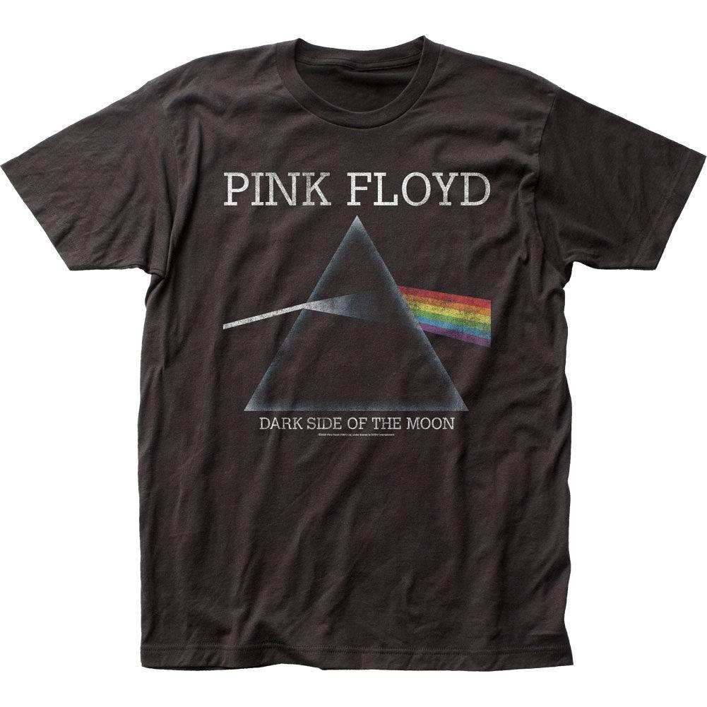 Pink Floyd The Dark Side of the Moon (Distressed) fitted jersey tee - Flyclothing LLC