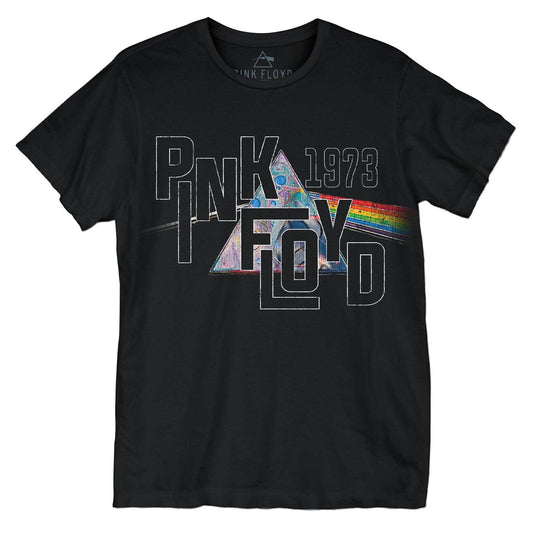 Pink Floyd 1973 Prism Liquid Men's T-Shirt - Flyclothing LLC